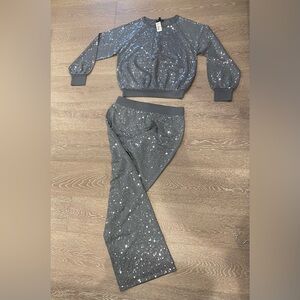 Express sequin sweatshirt and pants, Size M